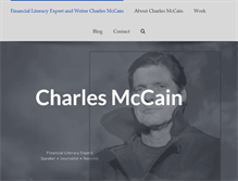 Tablet Screenshot of charlesmccain.com